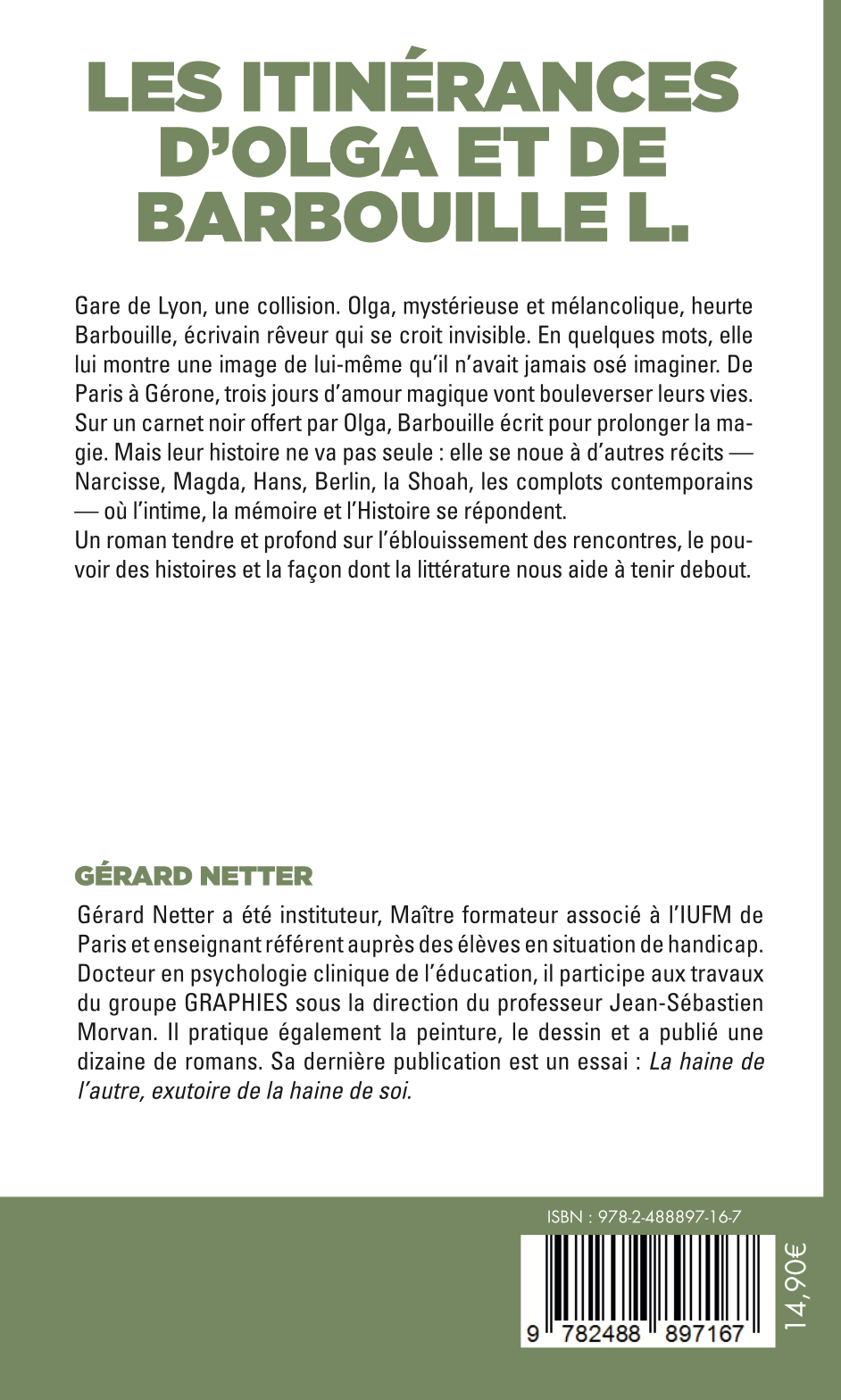 4em Couverture Les itinéraires d'Olga et Barbouille