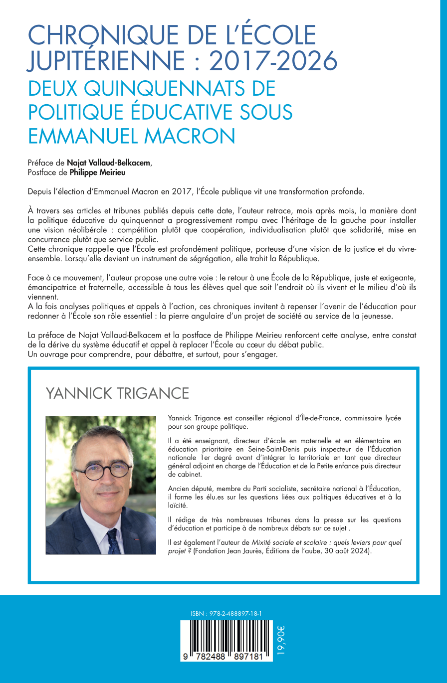 4em Couverture Chronique de l’école jupitérienne