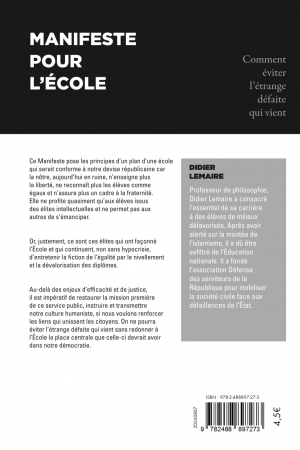 Manifeste pour l’école